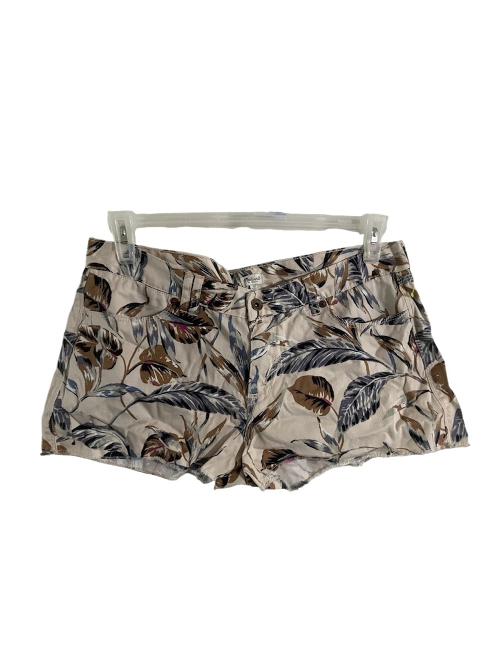 Madewell Tropical Leaves Shorts Size 31